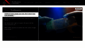 What Northeastern.edu website looked like in 2020 (4 years ago)