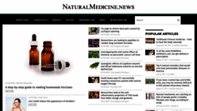 What Naturalmedicine.news website looked like in 2020 (4 years ago)