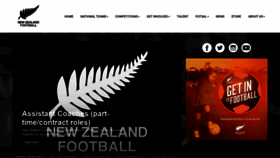 What Nzfootball.co.nz website looked like in 2020 (4 years ago)