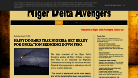 What Nigerdeltaavengers.org website looked like in 2020 (4 years ago)