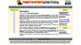 What Naprawiamylaptopy.pl website looked like in 2020 (4 years ago)