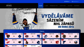 What Nhlsazeni.cz website looked like in 2020 (4 years ago)