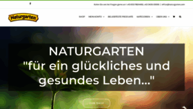 What Naturgarten.com website looked like in 2020 (4 years ago)
