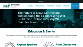 What Nbjsummit.com website looked like in 2020 (4 years ago)