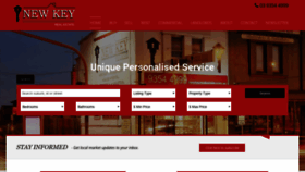 What Newkeyrealestate.com.au website looked like in 2020 (4 years ago)