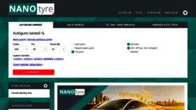 What Nano-tyre.hu website looked like in 2020 (4 years ago)