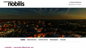 What Nobilis.de website looked like in 2020 (6 years ago)