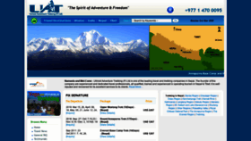 What Nepaltrek.net website looked like in 2020 (4 years ago)