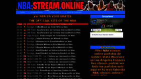 What Nba-stream.online website looked like in 2020 (4 years ago)
