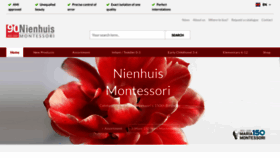 What Nienhuis.com website looked like in 2020 (4 years ago)