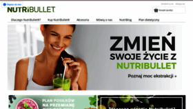 What Nutribullet.pl website looked like in 2020 (4 years ago)