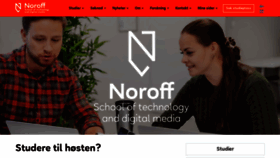 What Noroff.no website looked like in 2020 (4 years ago)