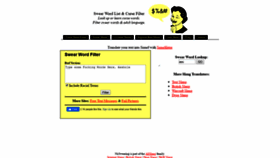 What Noswearing.com website looked like in 2020 (4 years ago)