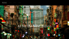 What Nextbillion.ai website looked like in 2020 (4 years ago)