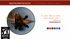What Nicosmexico.mx website looked like in 2020 (4 years ago)