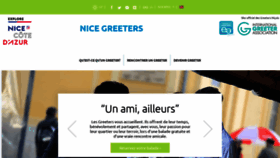 What Nice-greeters.com website looked like in 2020 (4 years ago)