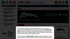 What Nekrologi.pless.pl website looked like in 2020 (5 years ago)