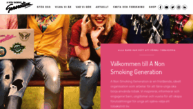 What Nonsmoking.se website looked like in 2020 (4 years ago)