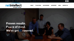What Netintellect.com.au website looked like in 2020 (4 years ago)
