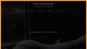 What Notefurniture.ro website looked like in 2020 (4 years ago)
