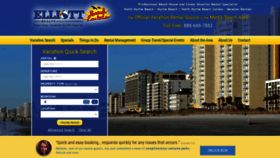 What Northmyrtlebeachtravel.com website looked like in 2020 (4 years ago)