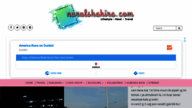 What Nurulshahira.com website looked like in 2020 (4 years ago)