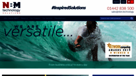 What Nbm.technology website looked like in 2020 (4 years ago)