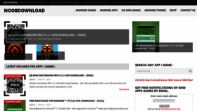 What Noobdownload.com website looked like in 2020 (4 years ago)