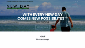 What Newdaycenters.org website looked like in 2020 (4 years ago)