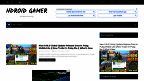 What Ndroidgamer.org website looked like in 2020 (4 years ago)