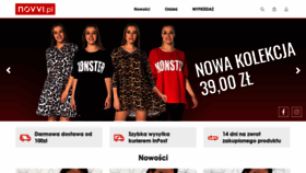 What Novvi.pl website looked like in 2020 (4 years ago)