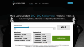 What Nordcredit.fi website looked like in 2020 (4 years ago)