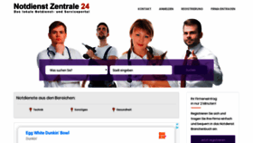 What Notdienst-zentrale24.de website looked like in 2020 (4 years ago)