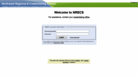 What Nrecs.ca website looked like in 2020 (4 years ago)