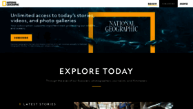 What Natgeo.com website looked like in 2020 (4 years ago)