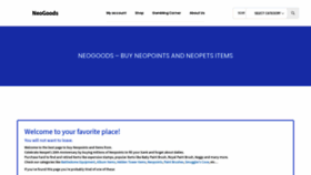 What Neogoods.net website looked like in 2020 (4 years ago)