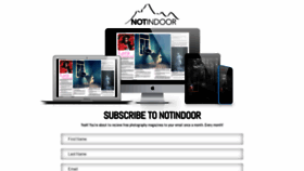 What Notindoorphotography.com website looked like in 2020 (4 years ago)