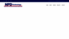 What Npdtechnology.com website looked like in 2020 (4 years ago)