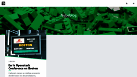 What Nubeblog.com website looked like in 2020 (4 years ago)