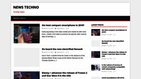 What News-techno.com website looked like in 2020 (4 years ago)