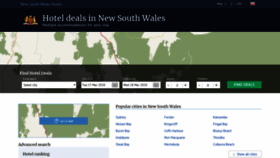 What Newsouthwaleshotels.net website looked like in 2020 (4 years ago)