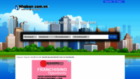 What Nhaban.com.vn website looked like in 2020 (4 years ago)