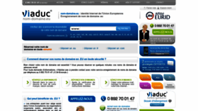 What Nom-domaine.eu website looked like in 2020 (4 years ago)
