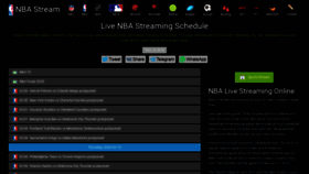 What Nbastream.io website looked like in 2020 (4 years ago)