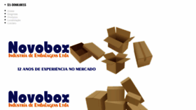 What Novoboxembalagens.com.br website looked like in 2020 (4 years ago)