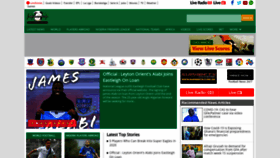 What Nigeriasoccernet.com website looked like in 2020 (4 years ago)