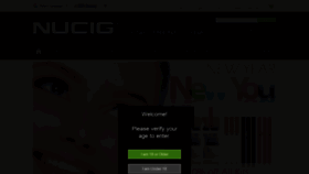 What Nucig.co.uk website looked like in 2020 (4 years ago)