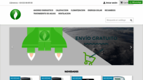 What Nuevasenergias.es website looked like in 2020 (4 years ago)