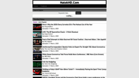 What Natokhd.com website looked like in 2020 (4 years ago)