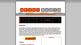 What Nexusradio.com website looked like in 2020 (4 years ago)